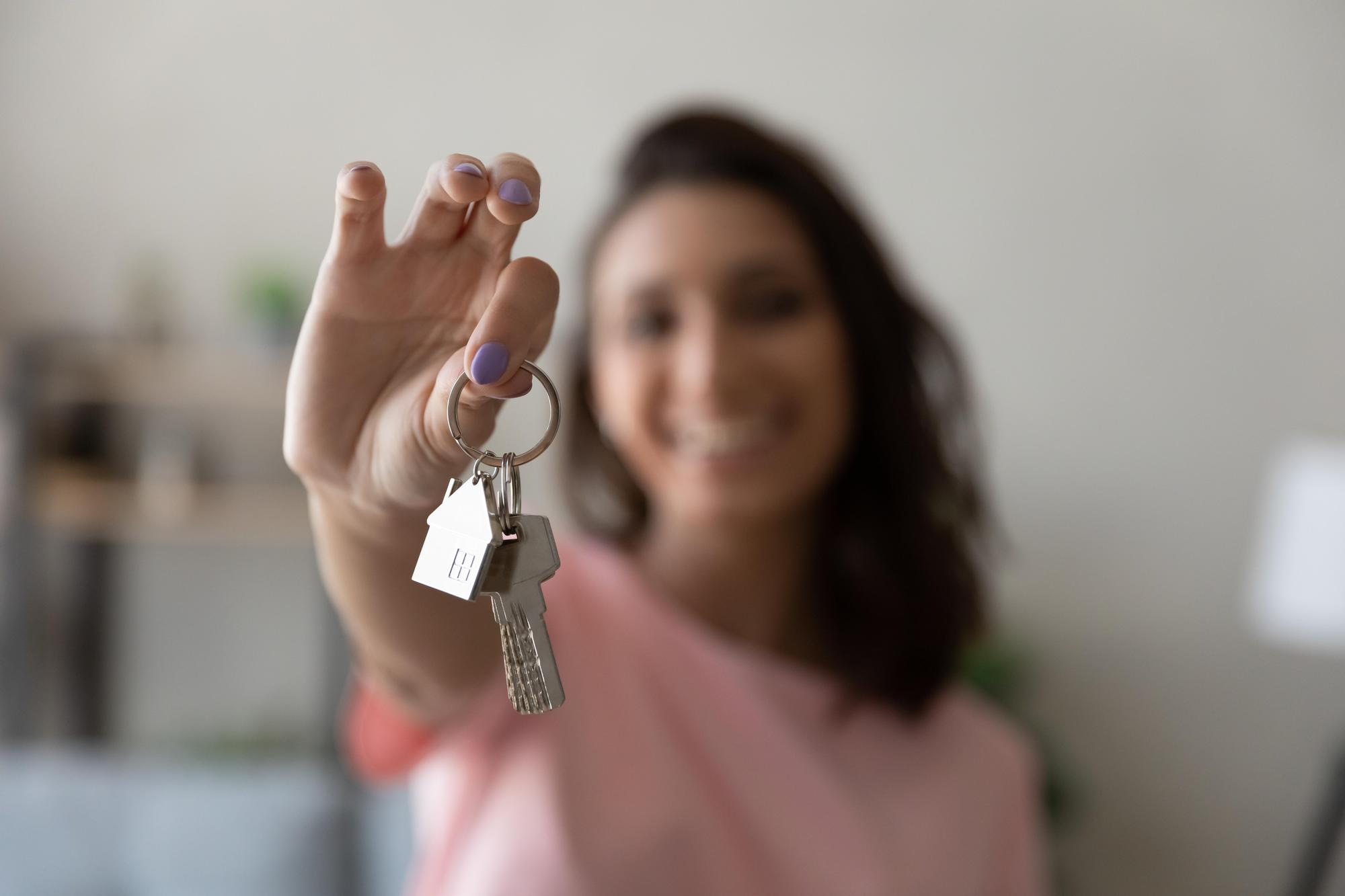 Homeowner reviewing their property keys